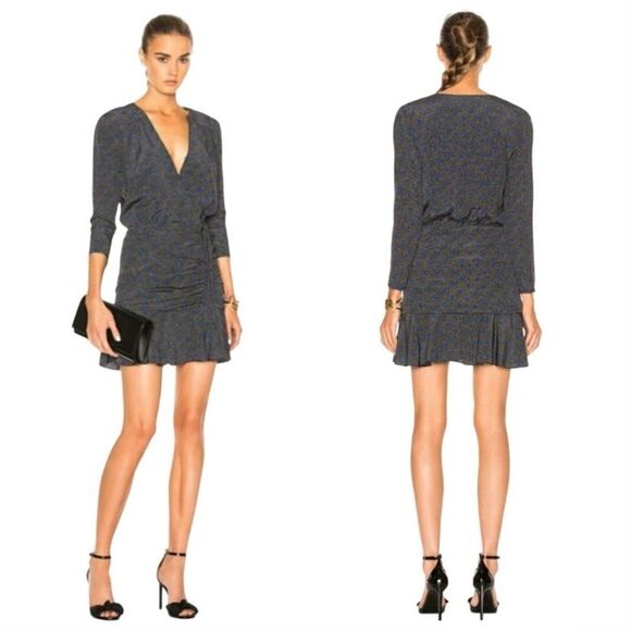 Veronica Beard $585 Lou Lou Silk Polka Dot Mini Dress - Picture 1 of 11